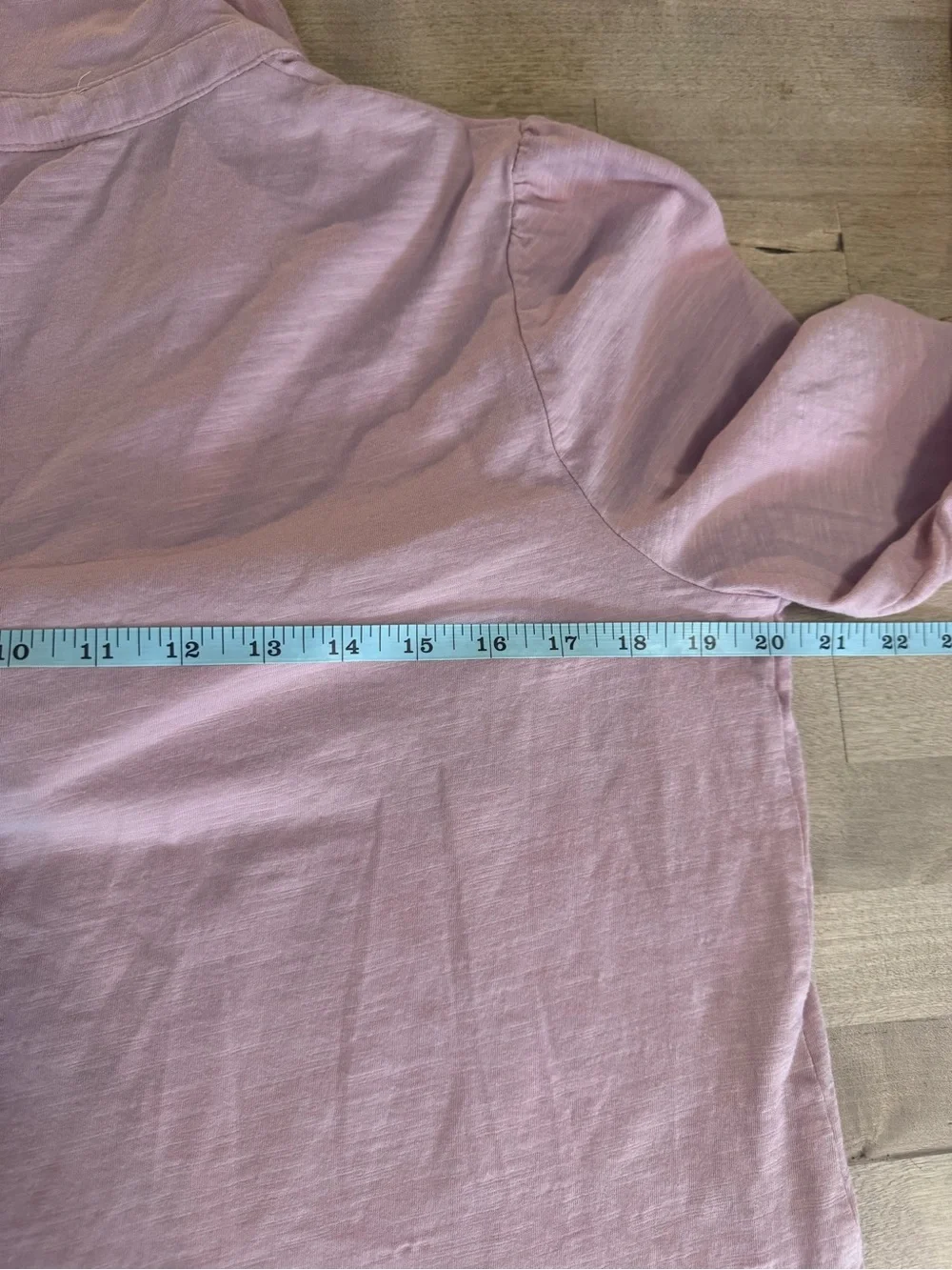 Boden Blush Pink cotton Long-Sleeve V-Neck Top